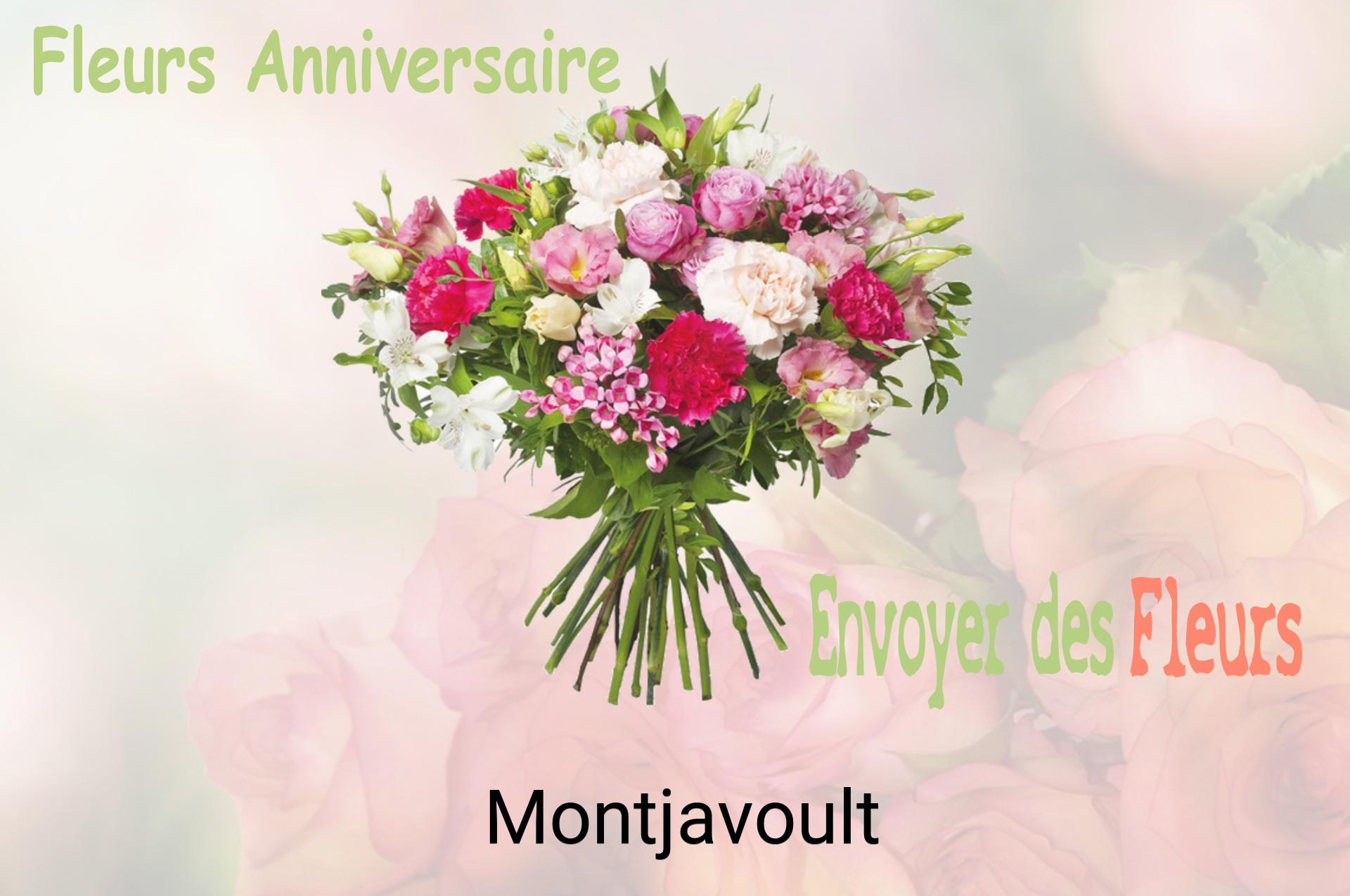 Bouquet de fleurs d’anniversaire livré à Montjavoult